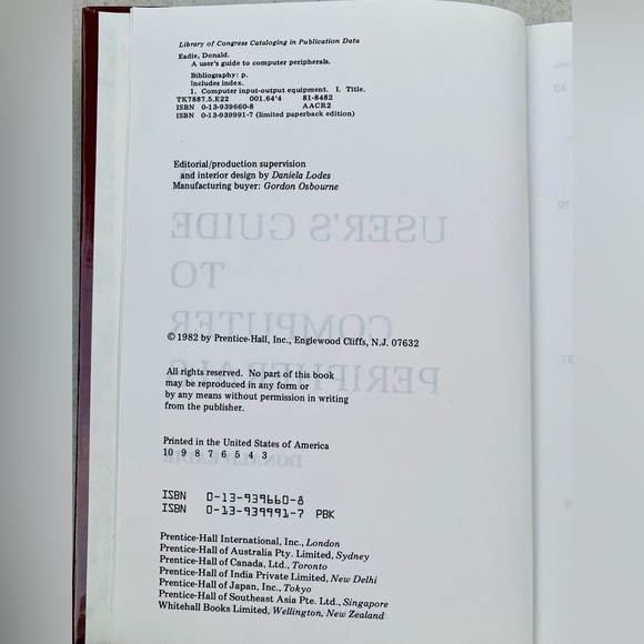 A User’s Guide to Computer Peripherals by Donald Eadie (1982) Hardcover Book - Picture 3 of 6